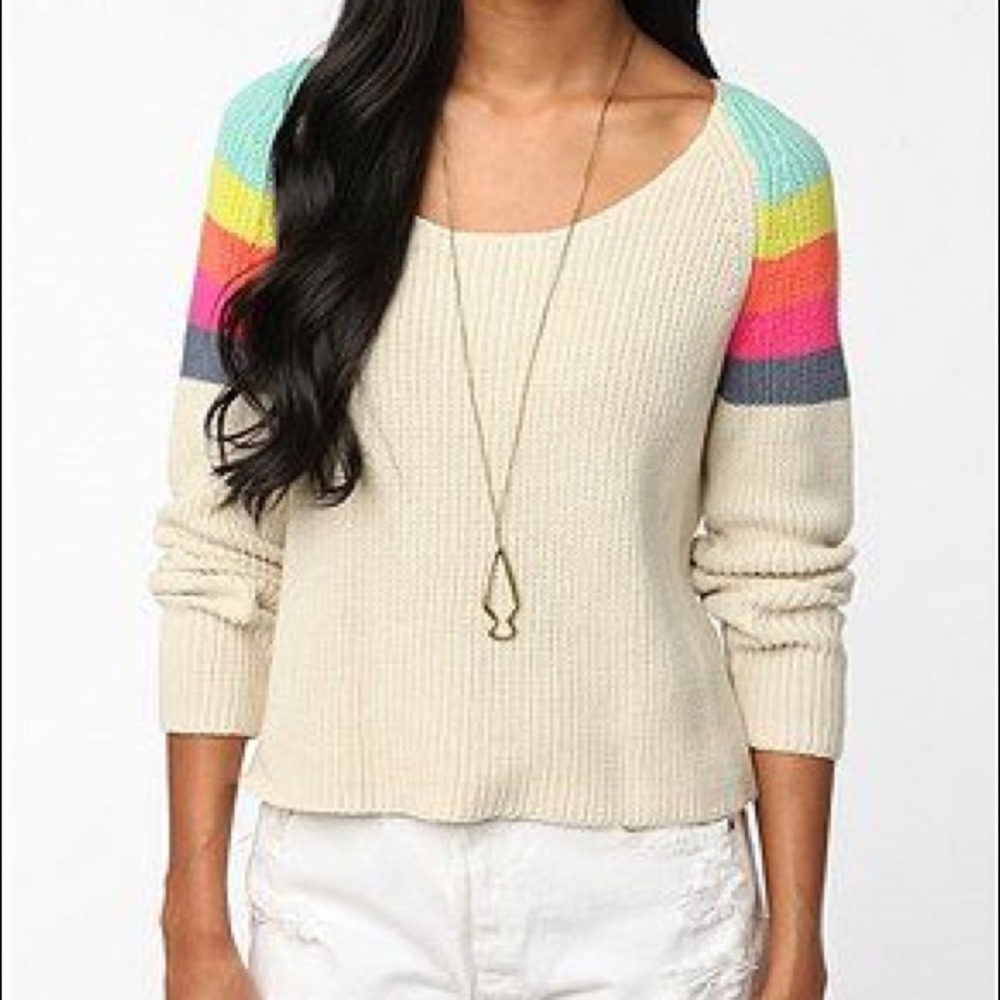 Cream sweater from Urban Outfitters